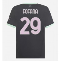 Dres AC Milan Youssouf Fofana #29 Tretina 2024-25 Krátky Rukáv